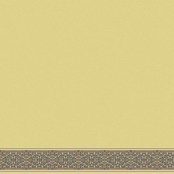 موكيت مساجد بالرياض – أفضل الأنواع للتصاميم الراقية والراحة أثناء الصلاة صورة موكيت مساجد باللون البيج بتصميم إسلامي.